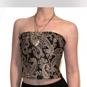 NWOT Princess Polly Jacquard Corset Top